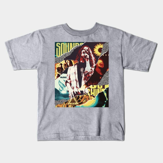 Grunge Collage Kids T-Shirt by Aefe